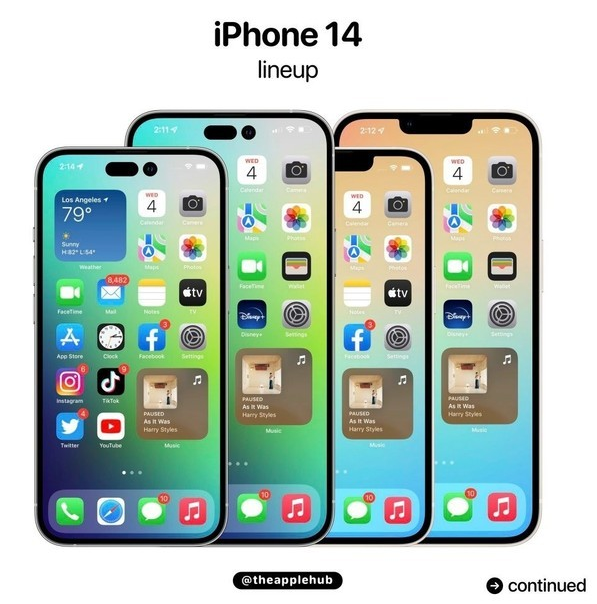 古县苹果14维修分享iPhone 14全家福 